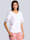 Alba Moda Shirt mit Spitzeneinsätzen am Arm, Off-white