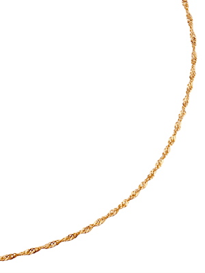 Halskette in Gelbgold 333 45 cm