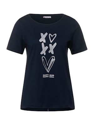 T-Shirt mit Partprint