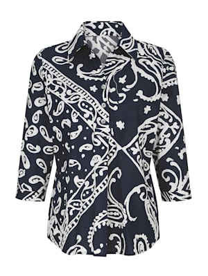 Bluse in Paisleydessin