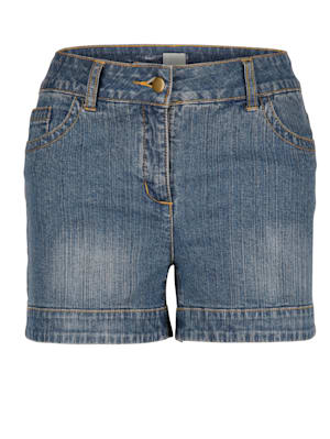 Jeans-Shorts im Used-Look