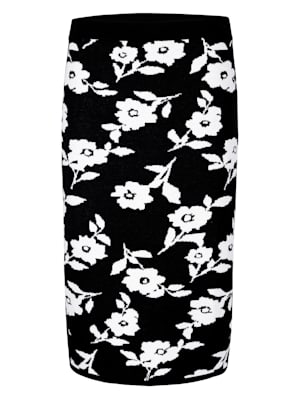 Pletená sukňa s exkluzívnym Alba Moda dizajnom