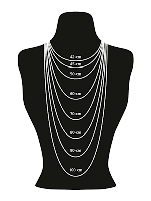 Halskette mit verschiedenen Mustern