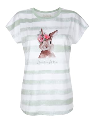 T-shirt à motif lapin
