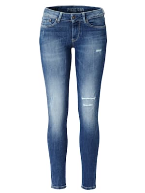 Jeans Pixie mit Destroyed-Effekten