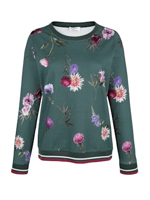 Sweatshirt mit floralem Druck