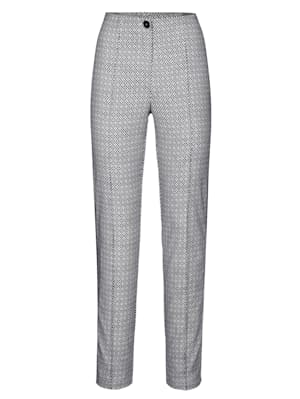 Trousers in chic jacquard