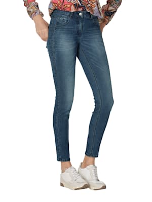 Jeans mit Strassstein-Verzierung