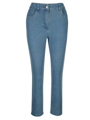 Jeans mit tonigem Stiching