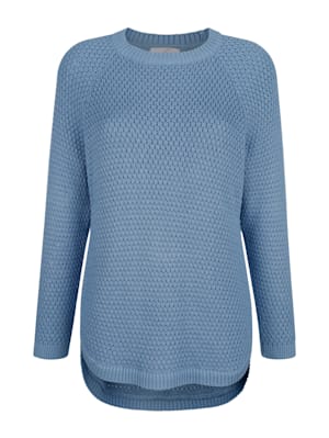 Pull-over à motif maille