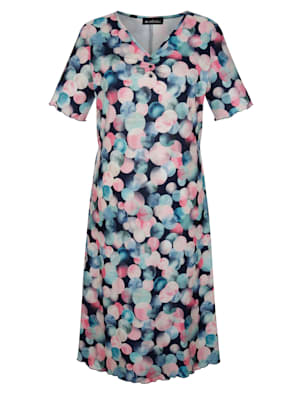 Kleid mit Punktedruckdesign