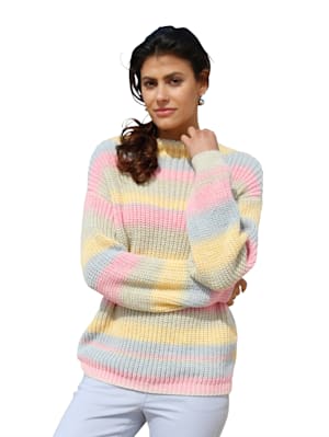 Pullover in Streifen-Optik