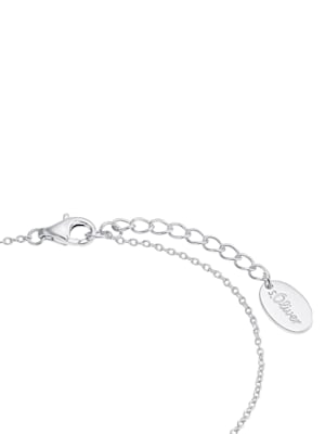 Armband für Damen, 925 Sterling Silber, Glas | Kreuz
