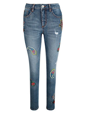 Jeans met pailletten