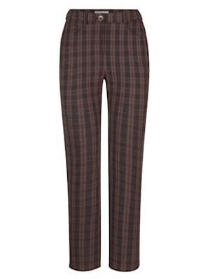 Trousers with a timeless check pattern