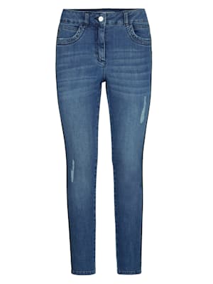 Jeans mit Seitendetail