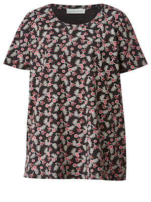 Shirt mit floralem Dessin