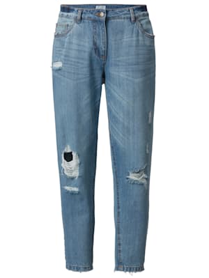 Jeans mit Destroyed Effekten