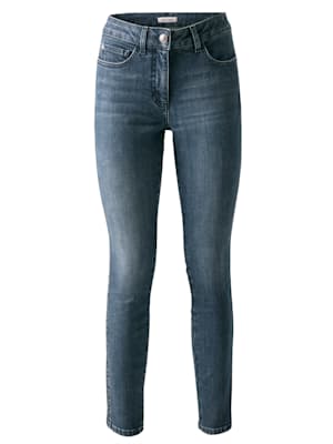 Jeans mit Galonstreifen an der Seitennaht