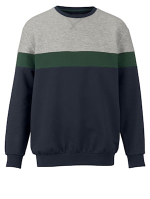 Sweatshirt im Color-Blocking-Design