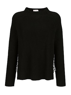 Pull-over à maille jacquard exclusive