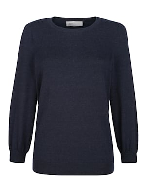 Pull-over à manches bouffantes