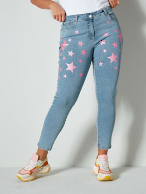 Jeans met glinsterende sterren