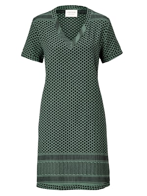 Kleid Mit Keffiyeh-Muster