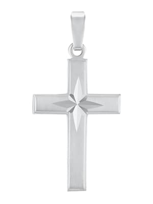 Motivanhänger für Damen und Herren, Unisex, 925 Sterling Silber | Kreuz