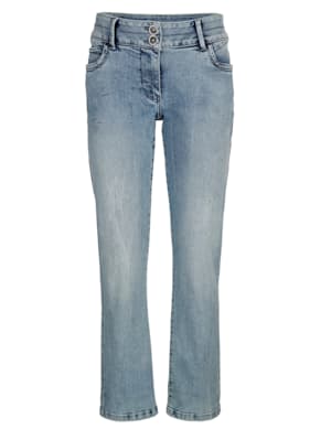 Jeans mit Zweiknopf-Verschluss