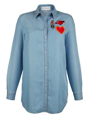 Blouse met patches