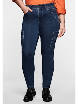 Jeans im Cargo-Stil, aus Powerstretch