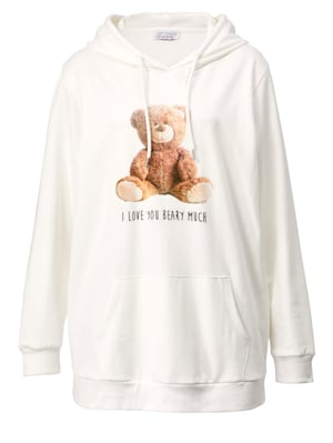 Sweatshirt met teddyprint