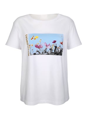 Shirt met fraaie bloemenprint