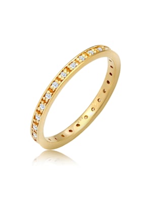 Ring Verlobungsring Diamant (0.14 Ct) 585 Gelbgold