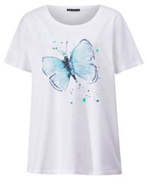 T-shirt à motif Papillons