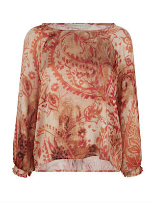 Bluse allover im Paisleymuster