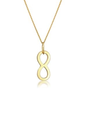 Halskette Infinity Unendlichkeit Symbol 585 Gelbgold