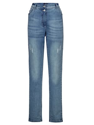 Jeans mit Destroyed-Effekt