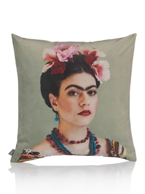 Kissenhülle mit Abbildung Frida Kahlo