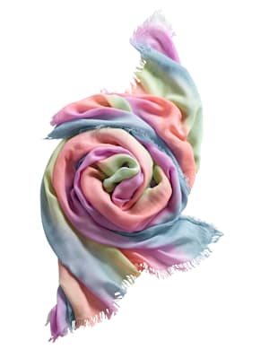 Sjaal in regenboogkleuren