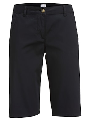Bermuda-Shorts aus leicht glänzender Satin-Ware