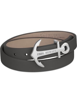 Paul Hewitt Unisex-Armband Leder, Edelstahl | Wenz