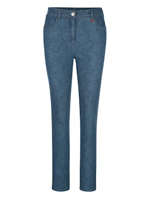 Jeans im modischen Paisley-Dessin