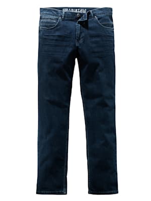 Jeans mit modischem Crinkle-Effekt