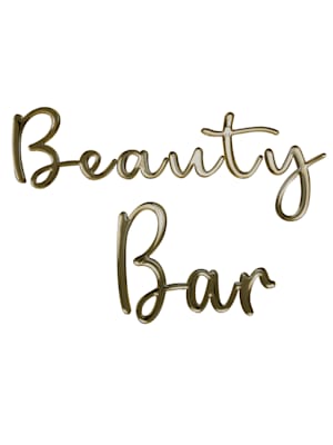 Wand-Deko, Beauty Bar