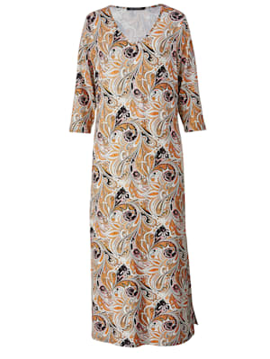 Jersey-Kleid mit Paisley Print allover