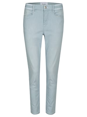 Ankle-Jeans ‚Ornella Sporty‘ mit Nadelstreifen-Design