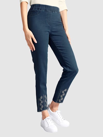 Pantalon femme confort - ceinture élastique - facile à enfiler