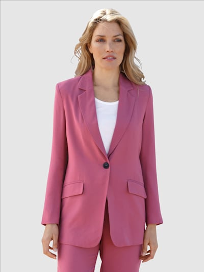 NVSCO Wollen blazer roze casual uitstraling Mode Blazers Wollen blazers 